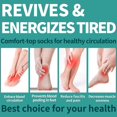 thumbnail image 2 of 4 Pairs Copper Compression Socks for Women & Men Circulation 15-20 mmhg - Better Blood Flow, Swelling, Best Support for Medical, Running, Nursing, 2 of 7