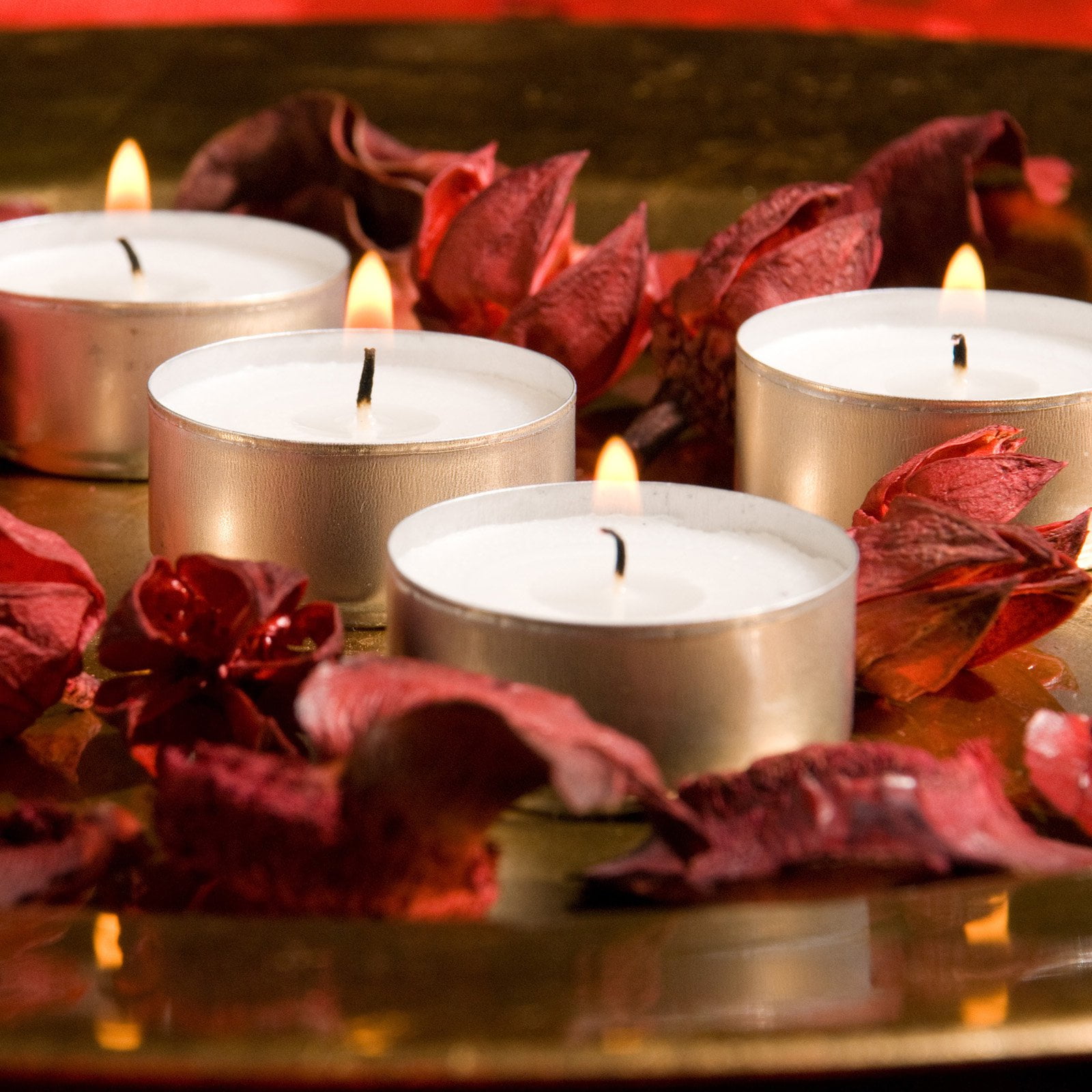 LumaBase Tea Light Candles Set of 100
