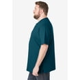thumbnail image 3 of Boulder Creek By Kingsize Men's Big & Tall  Heavyweight Short-Sleeve Henley Shirt, 3 of 5
