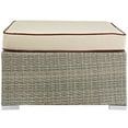 thumbnail image 2 of Modway Repose Outdoor Patio Upholstered Fabric Ottoman, Multiple Colors, 2 of 3
