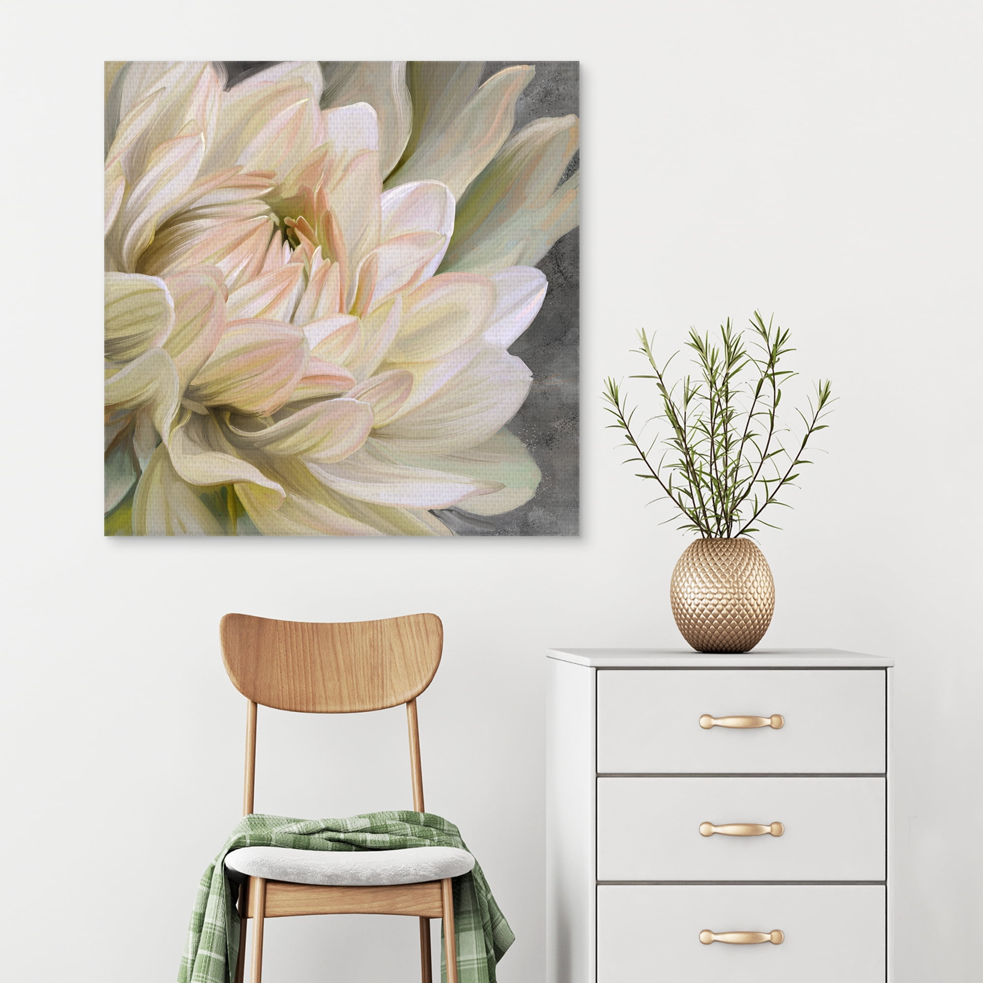 Whispering in Gold by Studio Arts Wrapped Canvas Art Print