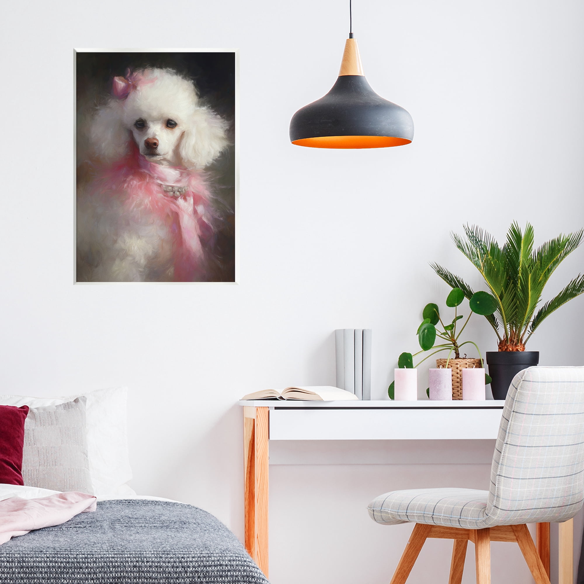 Stupell Industries Just A Girl Who Loves Pink Wall Plaque Art, design by Tina LeCour