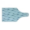 thumbnail image 1 of Striped Cutting Board, Turtles and Blue Stripes Abstract Print Aquatic Theme Caretta Ocean Animals Pattern, Tempered Glass Cutting and Serving Board, Wine Bottle Shape, Blue Navy, by Ambesonne, 1 of 1