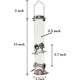 thumbnail image 3 of Juguetes y accesorios para pájaros Comedero tubular para pájaros para comedero tubular externo para pájaros silvestres Zhivalor WRJM-95, 3 of 3