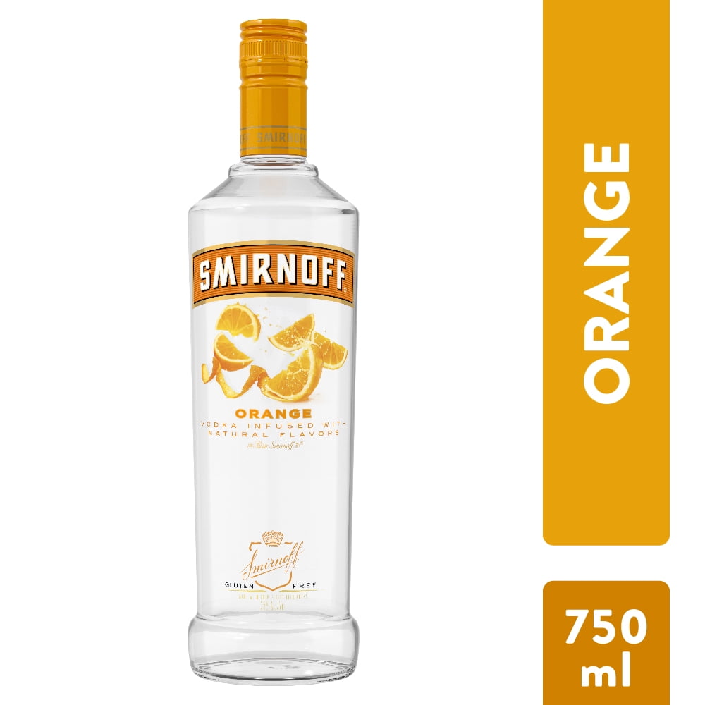 Smirnoff Orange, 750 mL, 70 Proof (Vodka Infused with Natural Flavors
