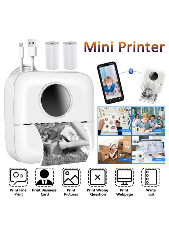 Mini Pocket Thermal Printer Bluetooth Mobile Phone Photo Label for IOS/Android