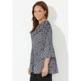 thumbnail image 3 of Catherines Women's Plus Size Affinity Chain Pleated Blouse, 3 of 6