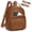 Brown, variant on Mini Leather Backpack Purse for Women Laptop Bag for Work Office Small Backpack Purse Daypack Cute,DarkGreen