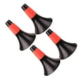 thumbnail image 4 of 4 Pcs Cônes Marqueurs Noirs Forte Résistance Cônes Corne Signe Baril Patinage Base Plate Cône Coupe-Vent Obstacle de Football (Style Couverture Rouge), 4 of 6