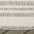 thumbnail image 4 of SAFAVIEH Beach House Boyce Striped Indoor/Outdoor Area Rug, Gray/Ivory, 6'7" x 6'7" Round, 4 of 9
