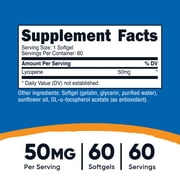 Nutricost Lycopene 50mg Softgels (60 Softgels)