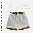 thumbnail image 3 of FORMRS Boys Swim Trunks Quick Dry Mesh Liner Boardshorts Sizes XS-XL, Black Sunflower Pattern, 3 of 7