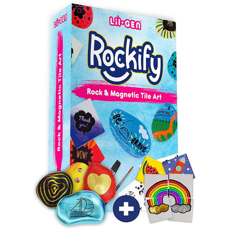 PGN 40 River Rocks for Painting - Flat and Smooth Painting Rocks for Kids -  Fun Rock Painting with the Family - 2-4 Inches