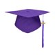 thumbnail image 1 of Gorro de graduación con borlas, cierre elástico, ajuste ajustable, tablero resistente, para ceremonia, fiesta, despedida de soltero, decoración de celebración., 1 of 8