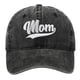 thumbnail image 5 of Sombrero de béisbol para mamá, regalo para el día de la madre, sombrero para el sol, gorra de Hip Hop para viajes al parque, mochilero Negro, 5 of 8