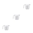 thumbnail image 2 of Matsuzay 150/300/600ml Plastic Measuring Cups Laboratory Tableware Baking Tool Container Cooking Measure Accessories Type1 NO1, 2 of 6