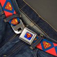 thumbnail image 2 of DC Comics Belt, Seatbelt Buckle Belt, Superman Shield Diamond Outline Red Blue Yellow, Youth 22 to 32 Inches, 2 of 9