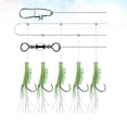 thumbnail image 4 of EeaseMX Anzuelo luminoso de 3 cuerdas para camarones, señuelo de pesca, anzuelo, señuelo, gusano, señuelo falso (n.° 6), 4 of 8