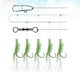 thumbnail image 4 of EeaseMX Anzuelo luminoso de 3 cuerdas para camarones, señuelo de pesca, anzuelo, señuelo, gusano, señuelo falso (n.° 6), 4 of 8