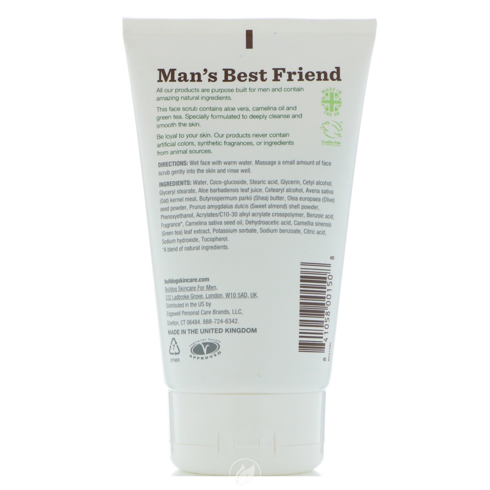 Original Face Scrub 4.2 oz by Bulldog Natural Skincare, Pack of 2