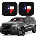 thumbnail image 2 of KAKALAD Texas Flag Universal Car Windshield Sunshade 2 Pcs 28.9"x 23.4", 2 of 7