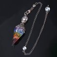 thumbnail image 1 of Crystal Pendulum Natural Stone Pendulums Pendant for Divination Pendant Pendulum Balancing Spiritual Dowsing, 1 of 9