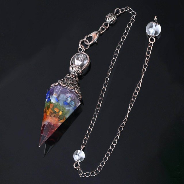 Crystal Pendulum Natural Stone Pendulums Pendant for Divination Pendant Pendulum Balancing Spiritual Dowsing