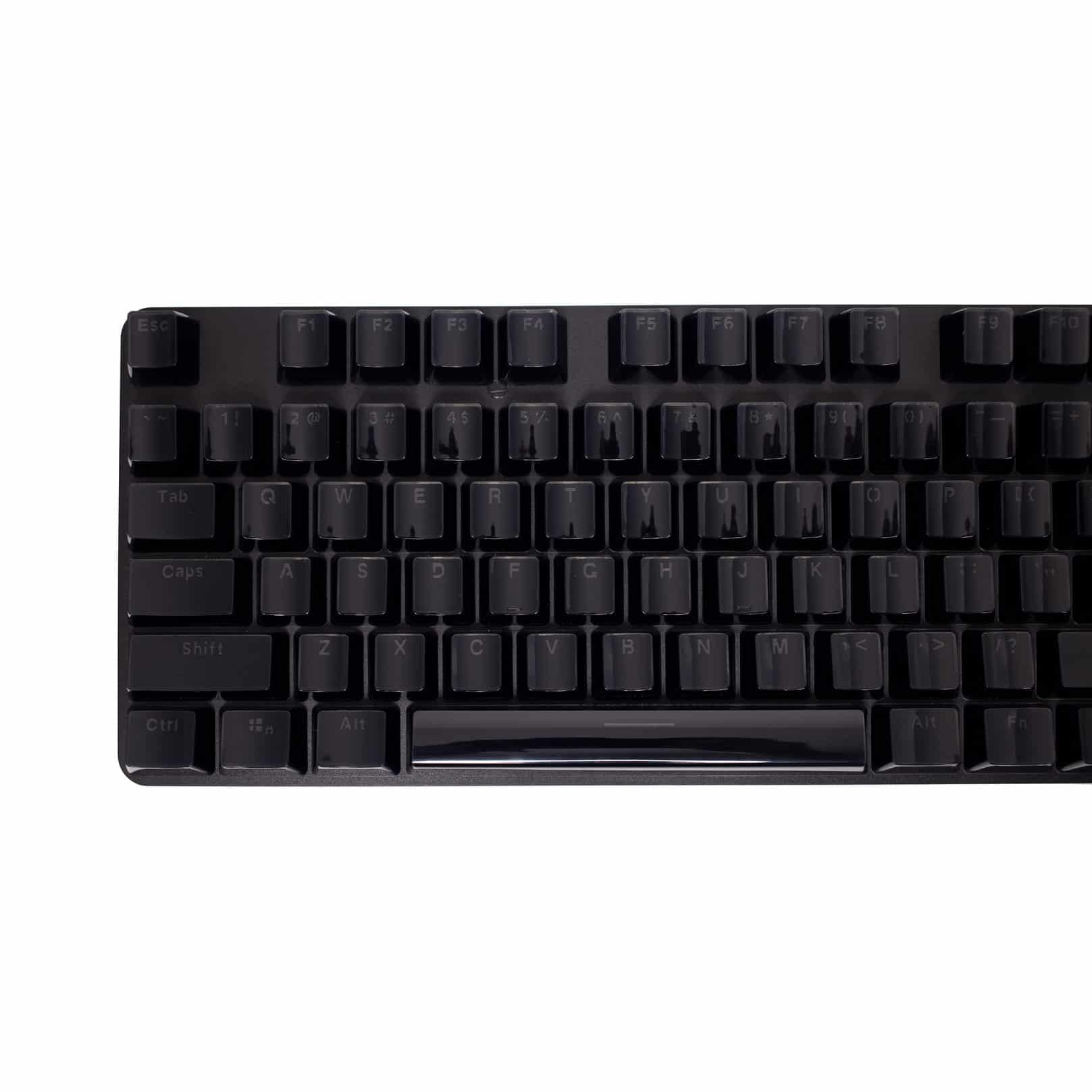 OEM Profile Acrylic Doubleshot Keycaps - Black