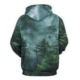 thumbnail image 3 of Nature Forest 3d Sweatshirts Hoodie Fashion Casual Personality Men's Women Street Hoodie Pullovers Long Sleeve Comfortable Top, 3 of 6