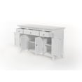 thumbnail image 6 of NovaSolo Buffet with 4 Doors 3 Drawers Skansen Solid Wood in White, 6 of 23