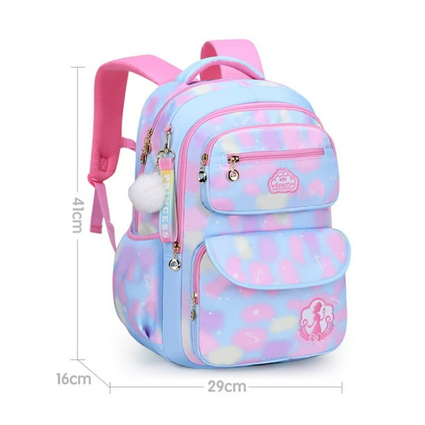 Mochilas escolares para ninas mochila escolar para ninos de primaria bolsa para libros de princesa mochila escolar impermeable para estudiantes