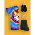 thumbnail image 3 of Royal Corgi W Crown Tie Dye Spiral Women -Image by Shutterstock, Female Medium, 3 of 4