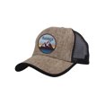 thumbnail image 2 of Top Headwear Courage Patch Straw Adjustable Trucker Hat - Natural/Black, 2 of 2