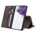 thumbnail image 6 of Dteck Wallet Case For Samsung Galaxy S20 Plus,Shockproof Flip Leather Card Slots Kickstand Phone Protector Case Cover,For Samsung Galaxy S20+,Brown, 6 of 7