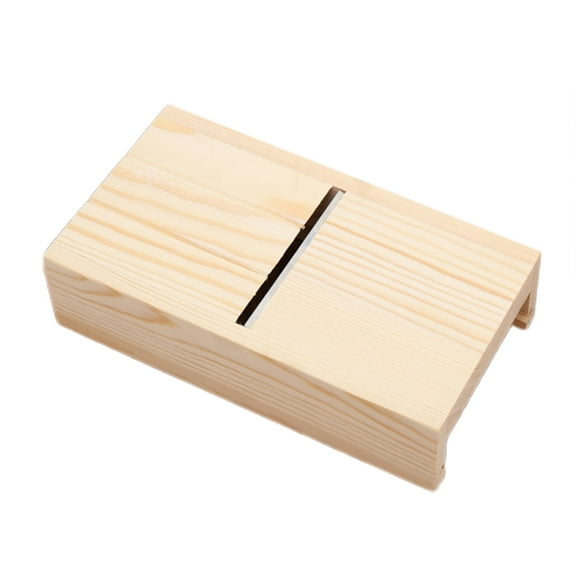 Dbuoem Handmade Soap Beveler Trimming Tool Wooden Candles Loaf Soap Planer Cutter Mold DIY Making Soap Edge Shaving Tool
