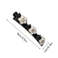 thumbnail image 3 of Fiudx Horquilla de Flores, Elegante Pinza de Resina para El Cabello, Elegante Accesorio para La Frente, Herramienta para Fijar El Peinado Rápidamente, Ideal para Fiestas, Bodas y Escuelas, Regalo Per, 3 of 3