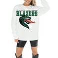 thumbnail image 3 of Women's Gameday Couture White UAB Blazers Big Goals Oversized Long Sleeve T-Shirt, 3 of 5