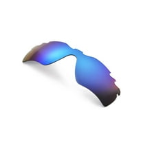 Walleva Ice Blue Coated Non-Polarized Replacement Vented Lenses for Oakley Radar Path Sunglasses
