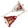 thumbnail image 3 of Christmas Tree Ornament Decorative Hanging Bells on Rope Ornament Decoration, 3 of 9