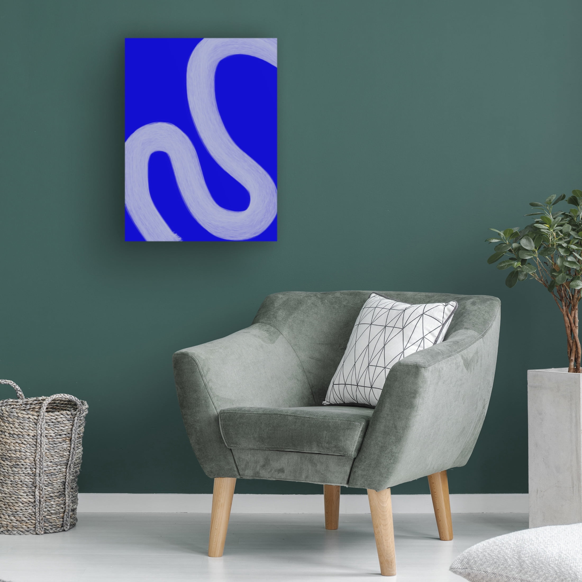 Trademark Fine Art Yopie Studio  Cobalt IV Canvas Wall Art
