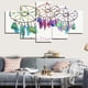 thumbnail image 2 of Sin marco PVC Wall Art Painting 5 unids Arte Moderno Bohemia Estilo PVC Pintura Impresión Wall Art Poster Decor # 1 Magideal Sin marco PVC Wall Art Painting, 2 of 7