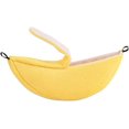 thumbnail image 5 of Casa con cama tipo banana para hámster, hamaca cálida para animales pequeños, jaula tipo nido para jamones, 5 of 5