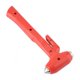 thumbnail image 2 of Car Safety Hammer Steel Emergency Escape Tool Seatbelt Cutter Window Breaker (Red Large), 2 of 5