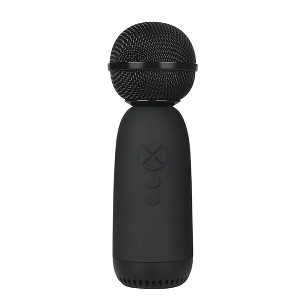 Pisexur Electrónica para Hombres Micrófono Bluetooth Altavoz de Bocina Cantante Infantil K Song Story Club Micrófono KTV Familiar Sonido Todo en Seis Modos de Cambio de Voz Electrónica para Niños, Or