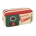 thumbnail image 1 of Btomtd Vintage Contrasting Pencil Case Large Capacity Dirt Pencil Case Pencil Case For Elementary School Students And Non Collision, 1 of 6