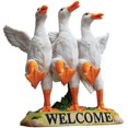 thumbnail image 1 of Design Toscano Charming Dancing Ducks Welcome Sign Garden Statue, 15*10*15cm, 1 of 5