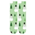 CFLVAEK Womens Christmas Compression Socks Cute Xmas Snowman Print