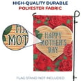 thumbnail image 4 of America Forever Happy Mother's Day Roses Garden Flag 12.5 x 18 inches Floral Love Heart Red Rose Double Sided Holiday Seasonal Yard Outdoor Decorative I Love You Mom Flag, 4 of 5