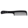 thumbnail image 4 of Peine para el Cabello Jinwen Cepillo de Dientes Ancho Plástico Antiestático Negro, 4 of 7