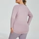 thumbnail image 5 of Sudaderas con capucha para mujer,Camiseta deportiva de manga larga para mujer, transpirable, elástica en cuatro direcciones, absorbe la humedad, corte holgado para fitness y uso informal, sopatenor, 5 of 8